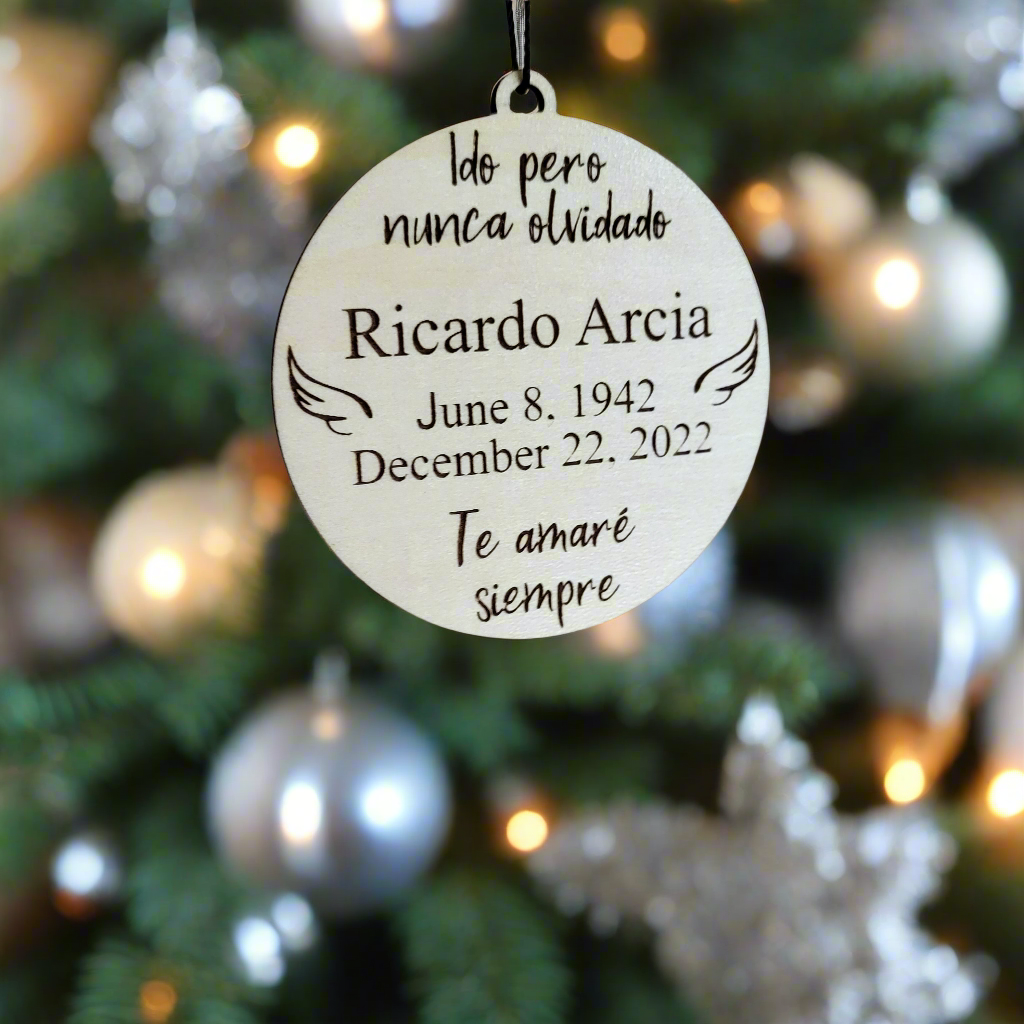 Simple Memorial Ornament