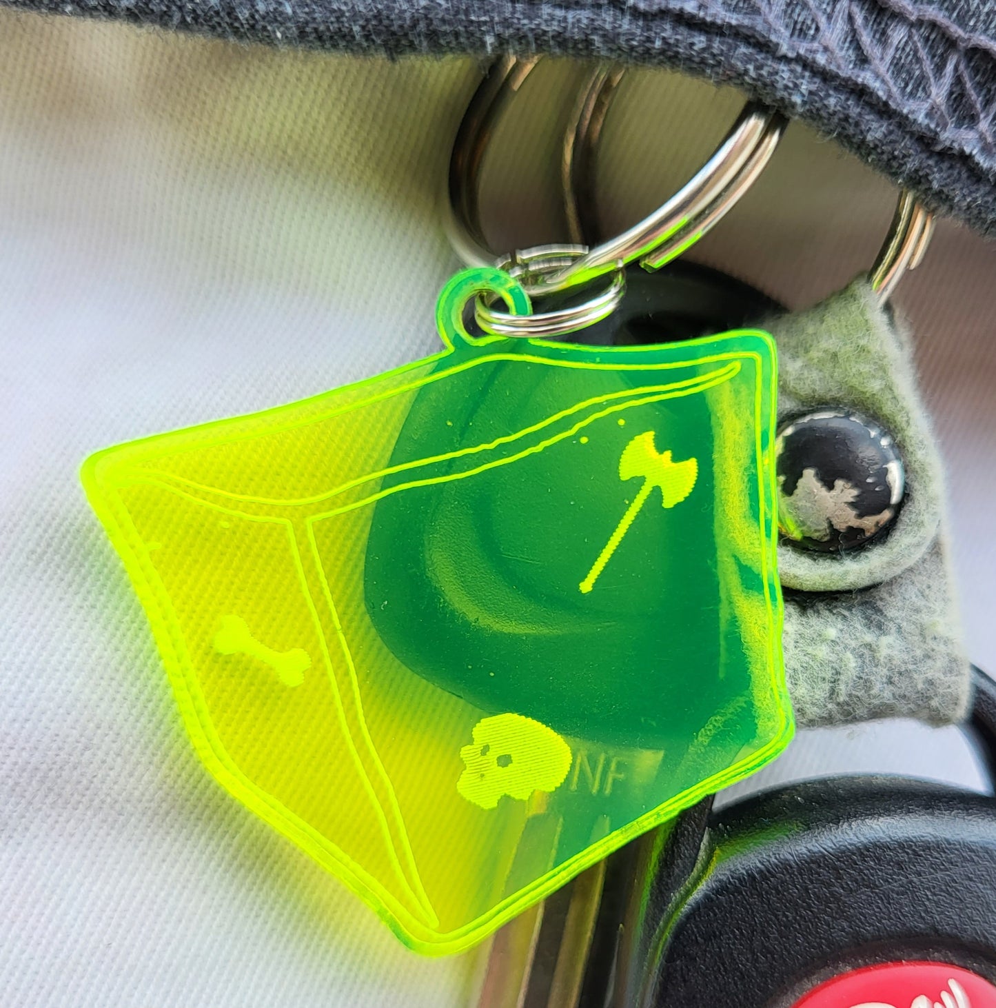 Gelatinous Cube Keychain