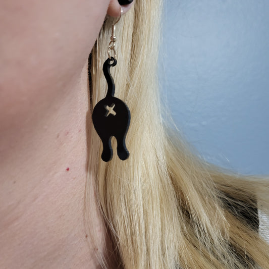 Cat Butt Earrings