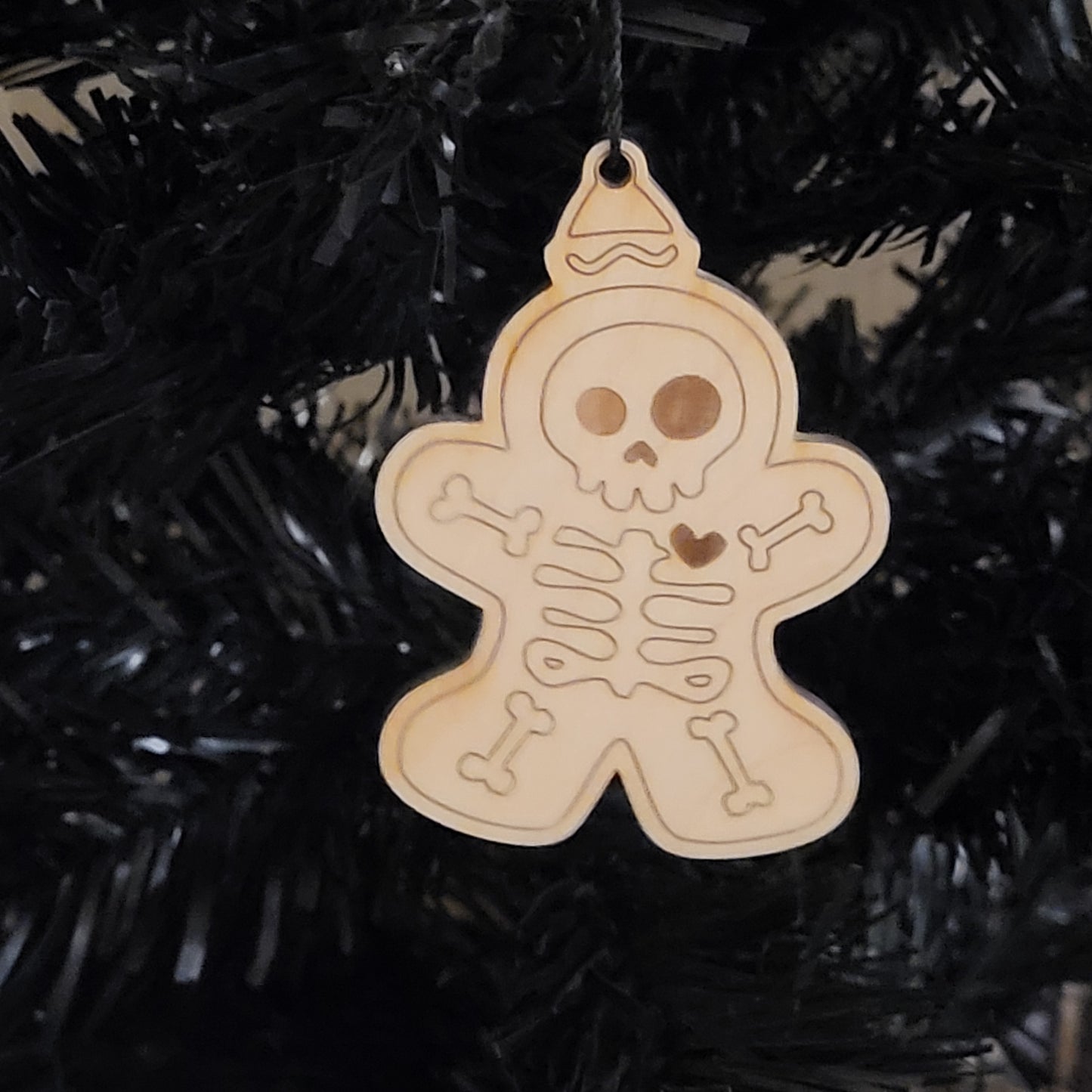 GingerDEAD Man Wooden Ornament