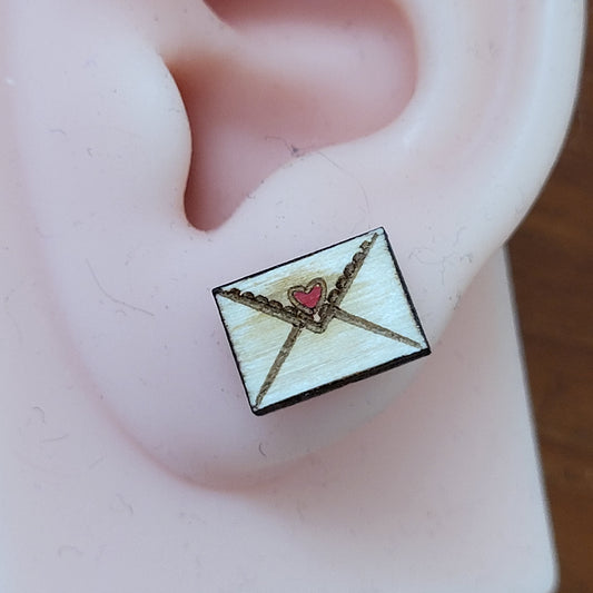 Sealed with Love Envelope Studs