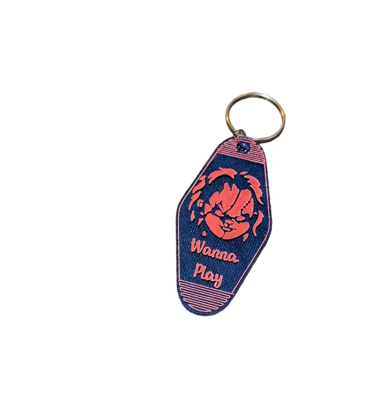 Motel-Style Keychain