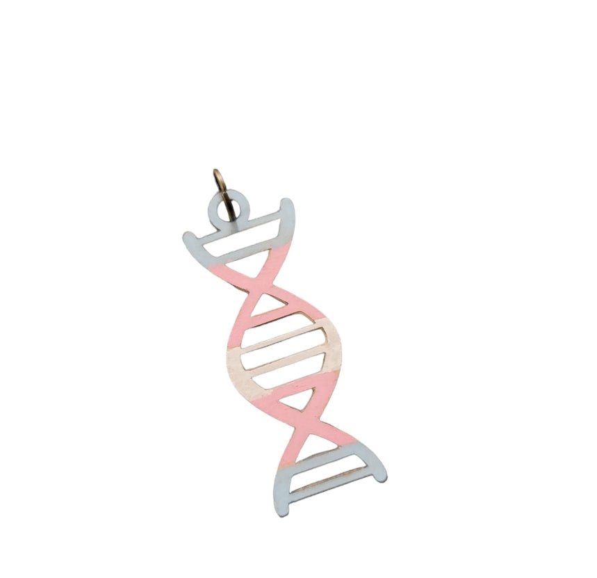 Hand-painted DNA Pride Pendant