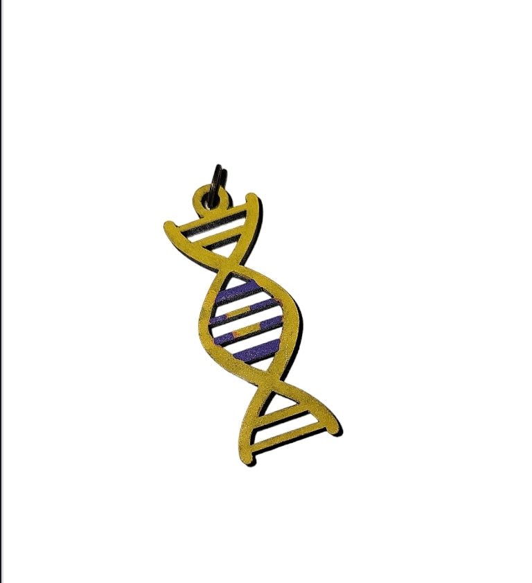 Hand-painted DNA Pride Pendant