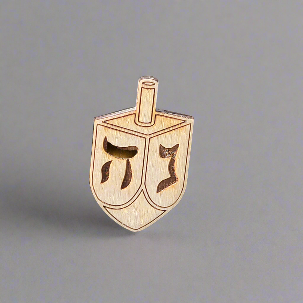 Dreidel Pin