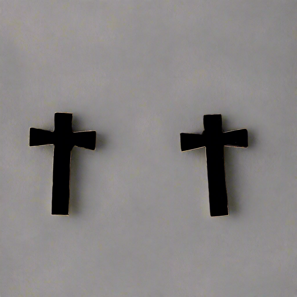 Small Cross Studs