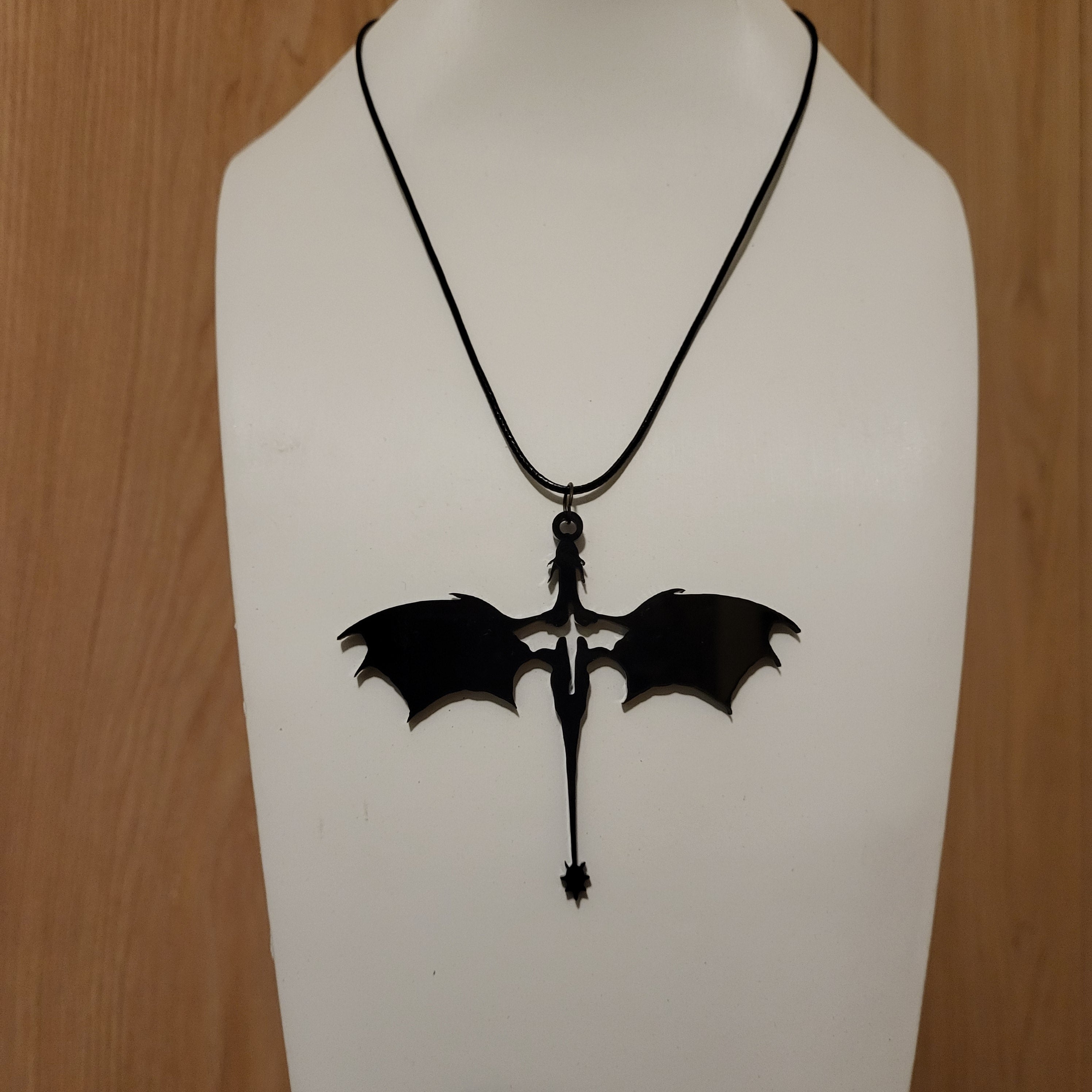 Morningstar-Tailed Dragon Necklace – FoleyHandmade